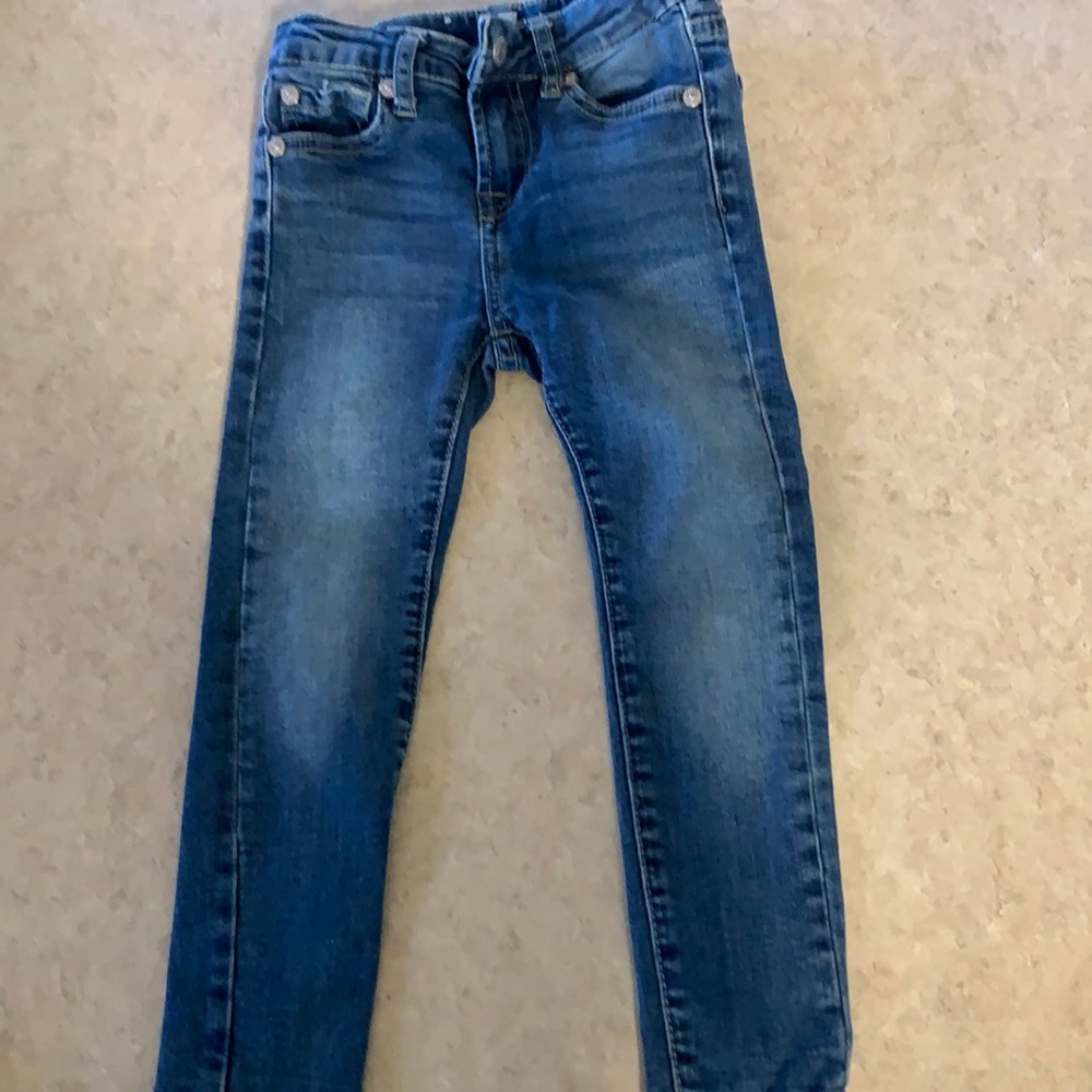 7 for all mankind jeans toddler, size 4